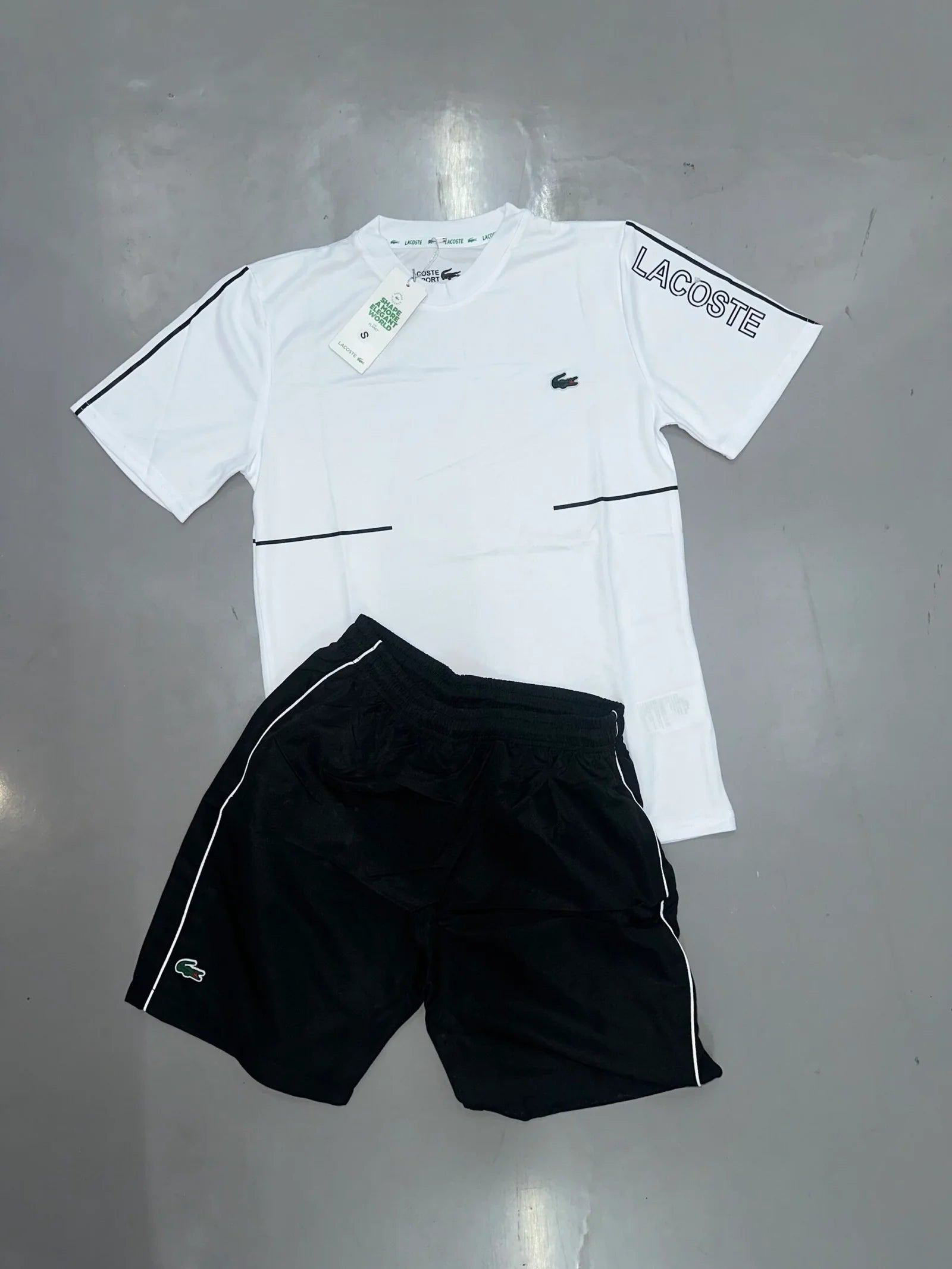 Conjunto Corto Lacoste Poliester